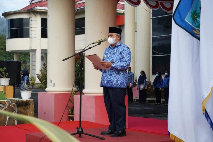 Pimpin Apel Korpri di Lingkup Pemkab Bolmut, Ini Pesan Wakil Bupati