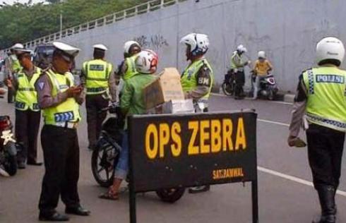 Ratusan Pelanggar Lalin Terjaring Pada Operasi Zebra 2017