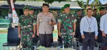Upacara Pembukaan Pendidikan Pertama TNI AD, Kapolres Minsel Hadir