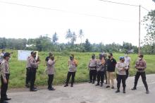 Didampingi Kapolres Bolmut, Kapolda Sulut Tinjau Lokasi Lahan Polres