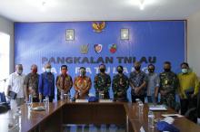 Hibah Tanah TNI AU ke Pemkot dan Hibah Tanah Pemkot ke TNI AU, Dibahas Danlanud Sam Ratulangi Manado Saat Sambut Walikota Gorontalo