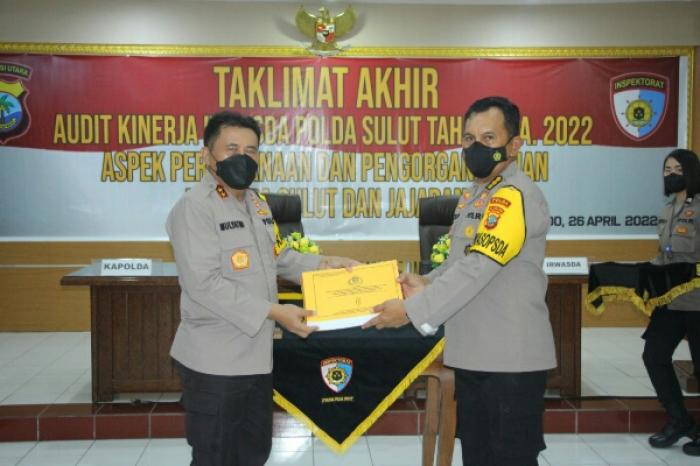 Kapolda Tutup Audit Kinerja Tahap I Polda Sulut dan Jajaran TA 2022