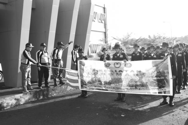 BDP Minsel Gelar Long March dan Bhakti Sosial