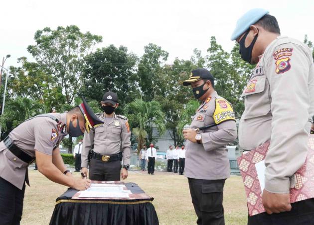 Kapolres Pimpin Sertijab di Jajaran Polres