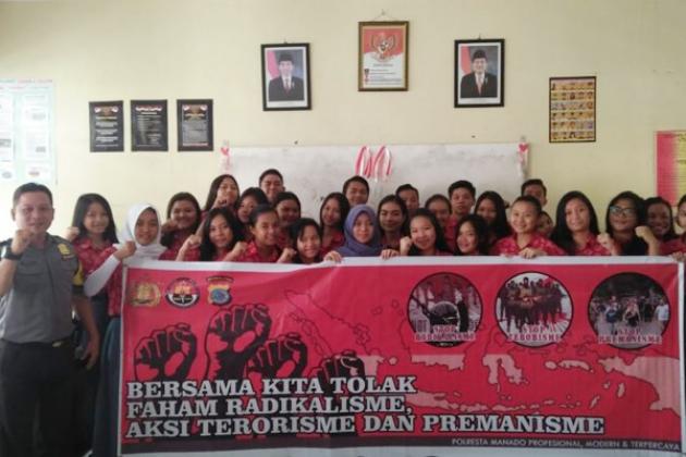 Program Baronang Polresta Manado, Kunjungi SMKN 1 Manado