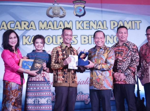 Lomban-Mantiri Hadiri Malam Pisah Sambut Kapolres Bitung