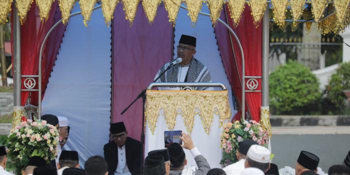 Wali Kota Jadi Khotib Shalat Idul Fitri 1445 Hijriah
