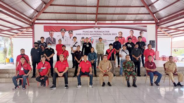 PWI Minahasa Rayakan HPN 2021 di Benteng Moraya