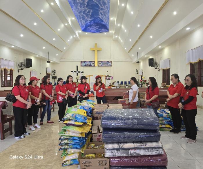  Salurkan Bantuan bagi Korban Bencana Alam di Pulau Lembeh disalurkan DWP Pemprov Sulut