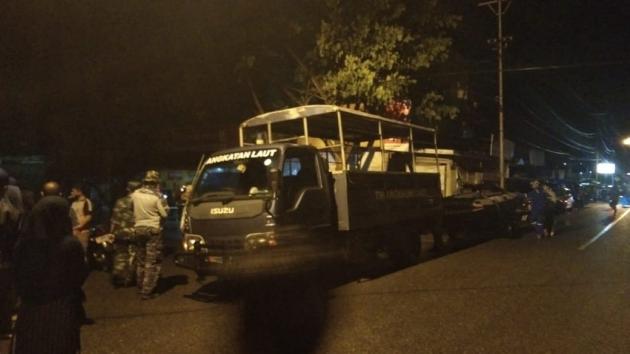 Lanal Gorontalo Kerahkan Dua Tim Bantu Evakuasi Warga Korban Bajir