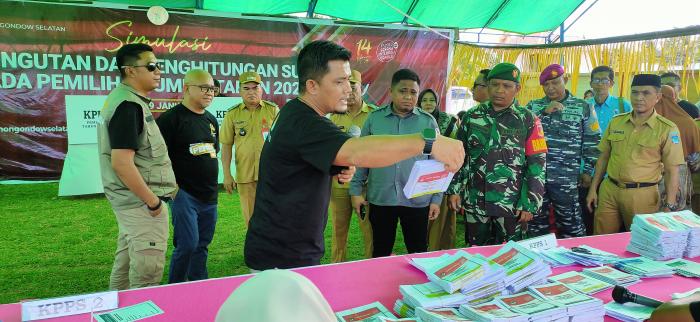 KPU Sukses Menggelar Simulasi Pemungutan dan Perhitungan Suara Pemilu 2024 di Bolsel
