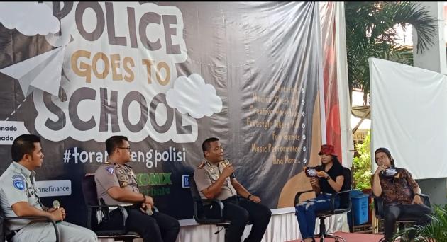 Andri Permana, Program Polisi Goes To School Tujuannya Mengedukasi Para Siswa