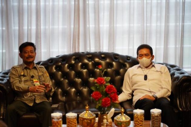 Jaksa Agung Menerima Kunker Menteri Pertanian