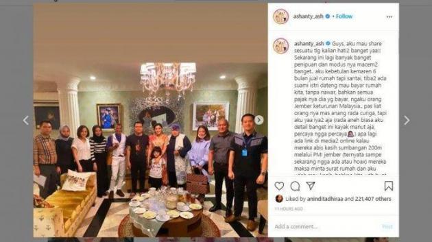  Tamu Kehormatan PMI hingga Ngaku Sebagai Pengusaha Tambang di Papua, Adalah  Oknum Penipu Ashanty