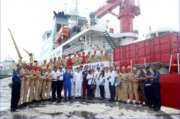 Awal Tahun 2018, Taruna BDP MInsel Berkunjung Ke Kapal Riset China, RV. Kexue