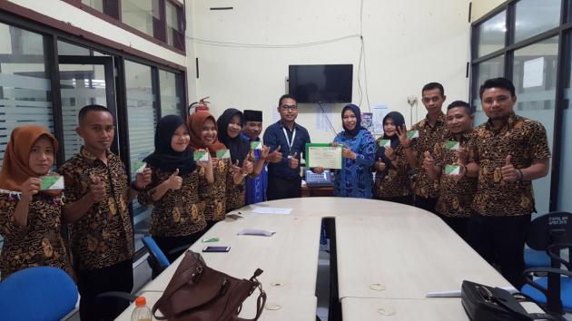 Tenaga Kontrak Dinas Dukcapil jadi Peserta BPJS Ketenagakerjaan