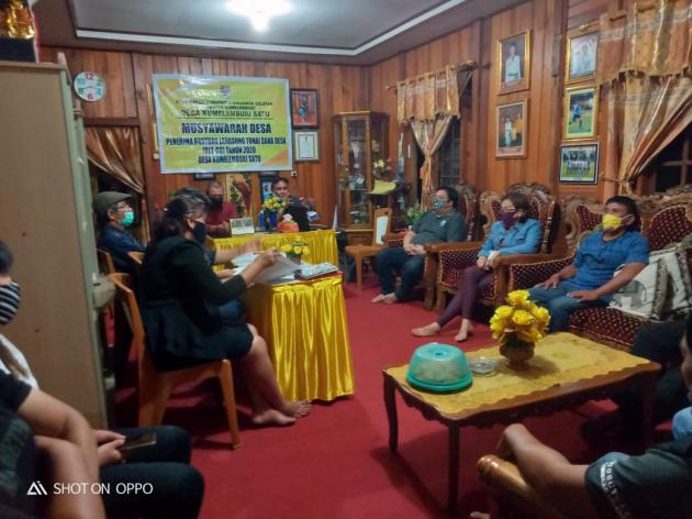 6 KK Diakomodir Tambahan Penerima BLT-DD Baru Dalam Musdes Khusus Desa Kumelembuai Satu dan Menjadi 131 KK