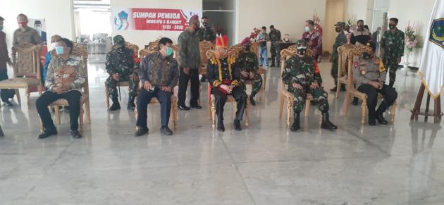 Danlantamal VIII Hadiri Peringatan Sumpah Pemuda Ke-92 Tahun 2020