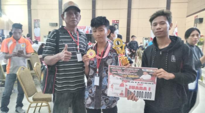 Harumkan Nama Daerah, Tim Percasi Bolsel Berhasil Raih Medali Emas di Open Chess Tournament 2023 ODSK