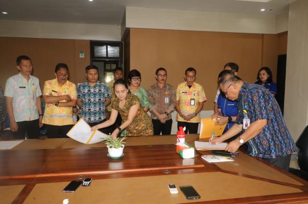 Jajaran Pemkot Lakukan Sertijab dan Administrasi Kantor