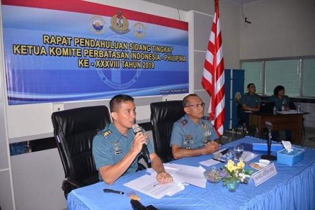 Sidang Tingkat Ketua Komite Perbatasan Indonesia-Philipina, Lantamal VIII Gelar Rapat, Ini Pesan Danlantamal