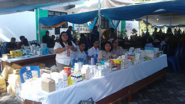 Ribuan Warga  Padati Acara  Bakti Sosial Kesehatan Polri