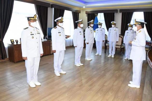 Tiga Asisten Danlantamal VIII Serta Satu Komandan Pangkalan Sandang Pangkat Kolonel