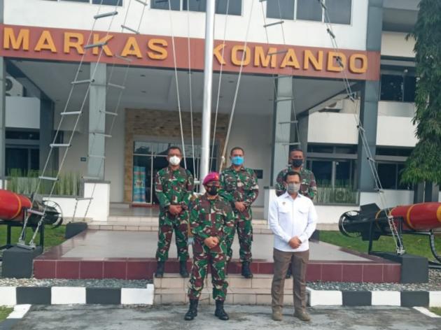 Danlantamal VIII Terima Kunjungan Kabinda Sulut
