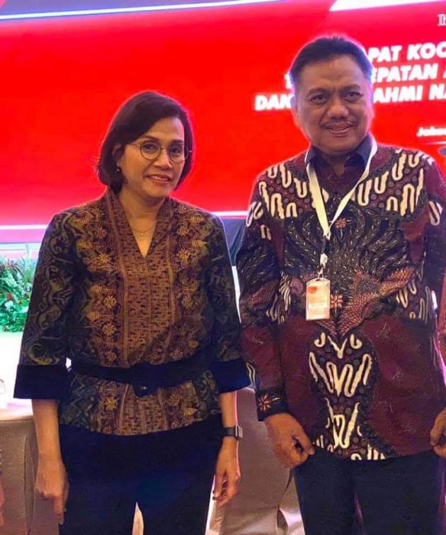 Dibuka Presiden Jokowi ,Gubernur Olly Hadiri Rakornas TPAKD