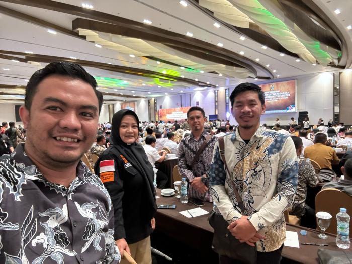 Kadiv Parmas Hairun Laode Wakili KPU Kotamobagu Hadiri Rakor Yang Dibuka Menko Polhukam