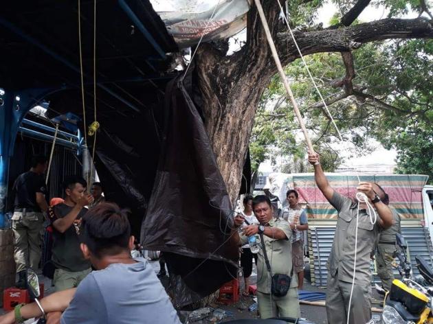 Kios di Eks Bioskop Benteng Ditertibkan