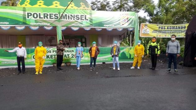 Pos Ketupat COVID-19 Perbatasan Diperketat, Ini Himbauan Kapolres Minsel