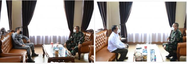 Danlantamal VIII Terima Kunjungan Kabakamla ZMTh dan Kabinda Sulut