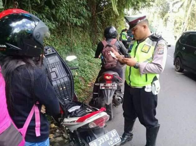 Polres Minsel Tilang 898 Kendaraan Dalam Operasi Zebra 2019