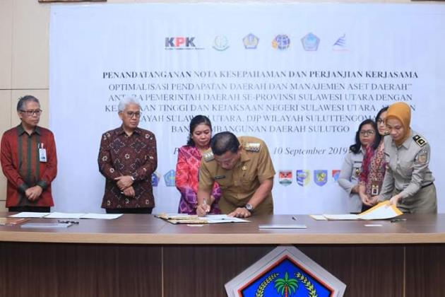 Pontoh Mou Optimalisasi Pendapatan Daerah Dan Manejemen Aset