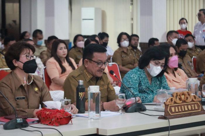 Pemkot Bitung Ikut VLH Evaluasi Kota Layak Anak Tahun 2022
