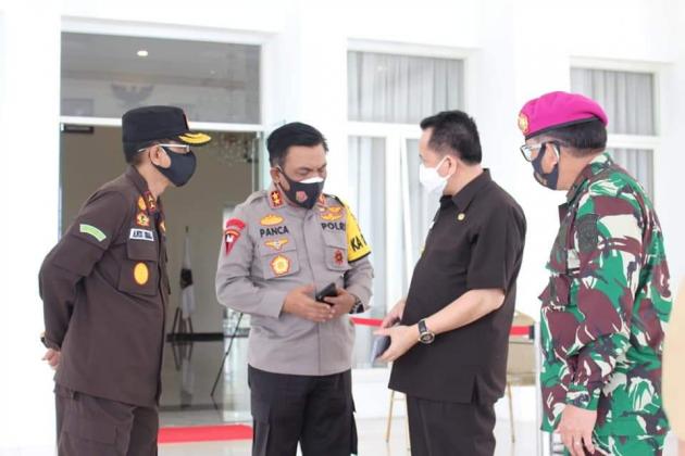 Kunjungi Kabupaten Minahasa Utara, Kabupaten Minahasa dan Kota Tomohon, Kajati Bersama Forkopimda Beri Himbauan dan Arahan