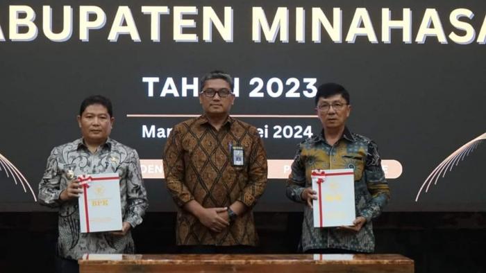 Pemkab Minahasa Raih WTP ke-10 Berturut-turut 