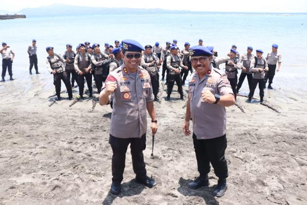 Pembinaan Personil Ditpolairud Polda Sulut Ditutup Dengan Apel Pembaretan