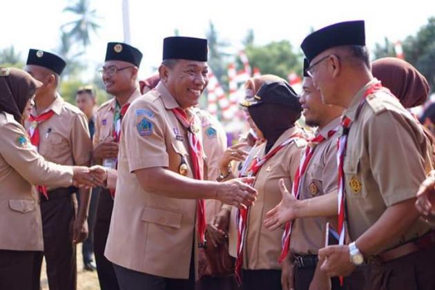 HUT Ke-58 Pramuka, Siap Sedia Membangun NKRI 