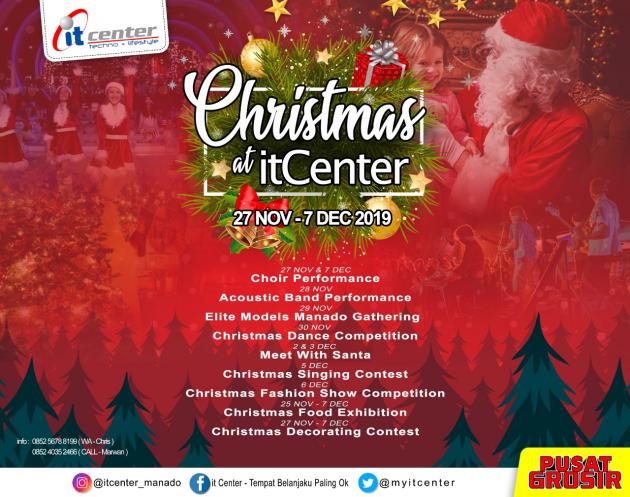 Christmas Go Food Festival di itCenter Manado   
