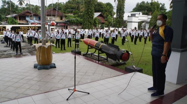 Wadan Lantamal VIII Tekankan Seleksi Calon Bintara Dan Tamtama TNI AL Tidak Dipungut Biaya