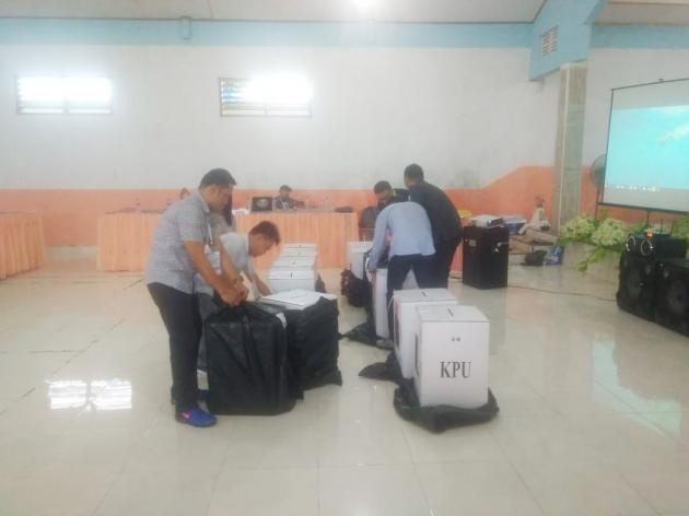 KPU Boltim gelar rapat Pleno rekapitulasi Perolehan Suara tingkat Kabupaten