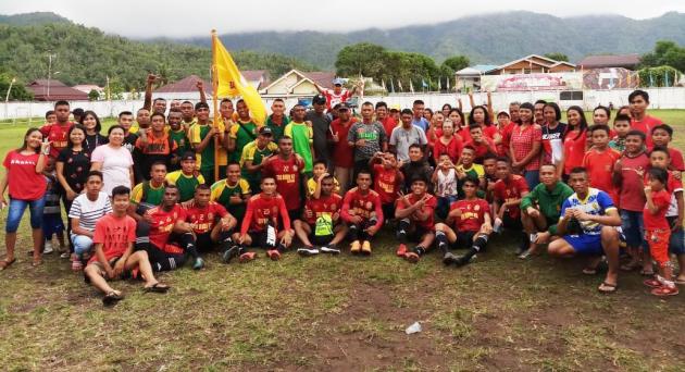 Tim Sepak Bola Kostrad Pikat Sejumlah Penonton