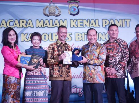 Lomban-Mantiri Hadiri Malam Pisah Sambut Kapolres Bitung
