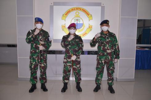 Jabatan Danpom dan Kaakun Lantamal VIII Diserahterimakan