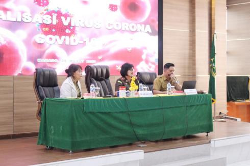 Sosialisasi Pencegahan Dan Penularan Covid-19 Oleh Dinkes Propinsi Dibuka Wakajati