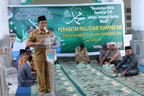 Pemkab Boltim Peringati Maulid Nabi Muhammad SAW