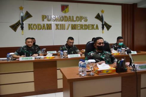 Kodam XIII/Mdk Siap Membantu Pemerintah Distribusi Bantuan Tunai Ke Masyarakat