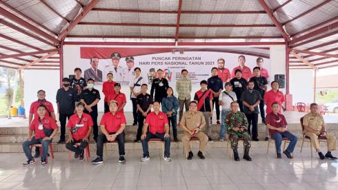 PWI Minahasa Rayakan HPN 2021 di Benteng Moraya